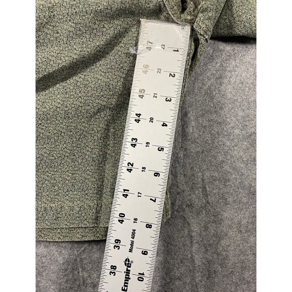 OP Ocean Pacific Shorts Mens Extra Large Green Geometric Draw String Vintage - Picture 7 of 11